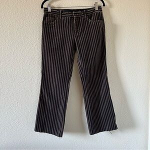 American Exchange Women’s Straight Leg Pants 8 Blue Black Brown Velvet Work